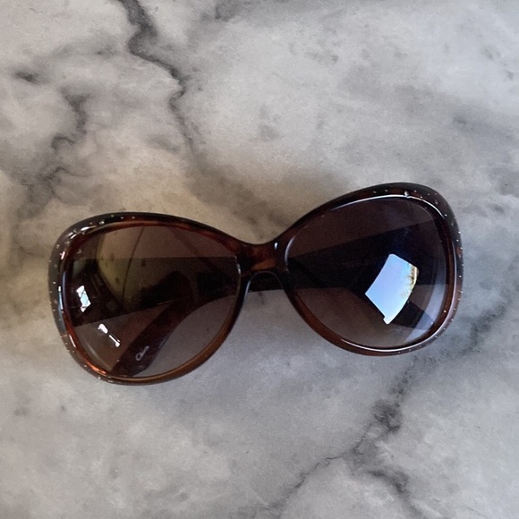 CELINE EYEWEAR Triomphe oval-frame acetate sunglasses NWT